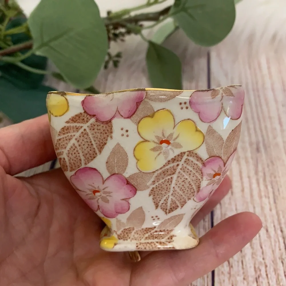 Royal Winton vintage small floral dish - Picture 3 of 9